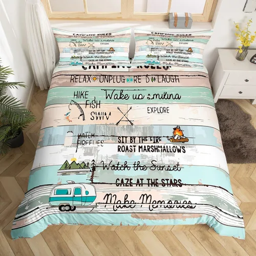 Vista 26 de Feelyou - Juego de funda de edredón con estampado floral de rosas - Juego de ropa de cama con flores románticas para dormitorio de niños, niñas