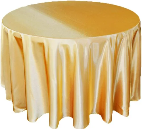 Vista 7 de Tektrum Mantel redondo de satén sedoso de 108 pulgadas, tela de alta calidad, lo mejor para bodas, fiestas, banquetes, eventos, restaurantes