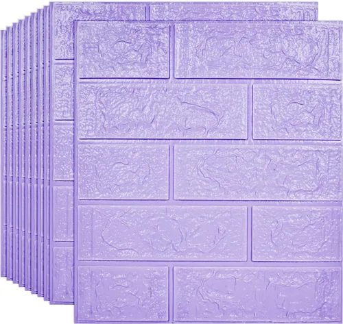 Vista 8 de 10 paneles de pared 3D negros, cobertura de 14.5 pies cuadrados, adhesivo imprimible con paneles de pared de espuma de polietileno autoadhesivos