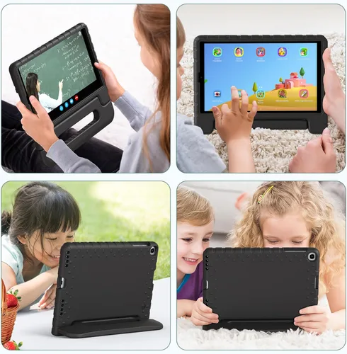 Vista 7 de Funda para niños para Samsung Galaxy Tab A 10.1 (2019) Modelo SM-T510/T515, a prueba de golpes, funda protectora de EVA con mango convertible