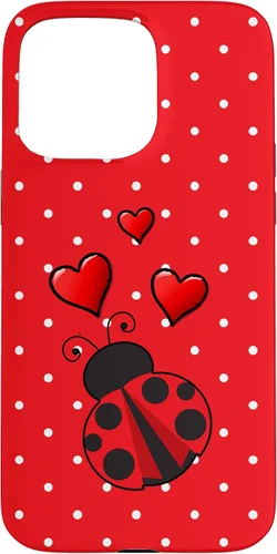 Vista 31 de Ladybug - Carcasa para iPhone 17, diseño de lunares rojos y blancos