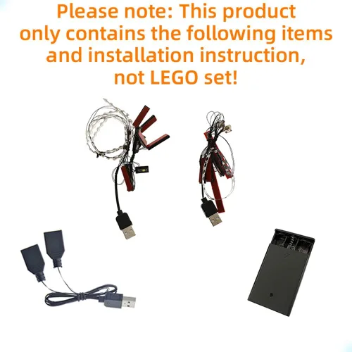 Vista 3 de GEAMENT Kit de luces LED compatible con Lego Ferrari Daytona SP3 - Juego de iluminación para modelo Technic 42143 (juego de modelos no incluidos)