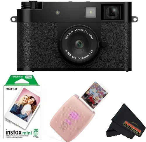 Vista 13 de FUJIFILM Cámara compacta X Half Premium, color negro