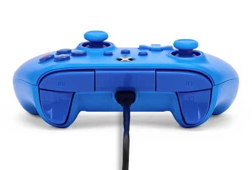 Vista 8 de PowerA Wired Controller for Xbox Series XS - Blue, gamepad, video gamegaming controller, works with Xbox One, Officially Licensed