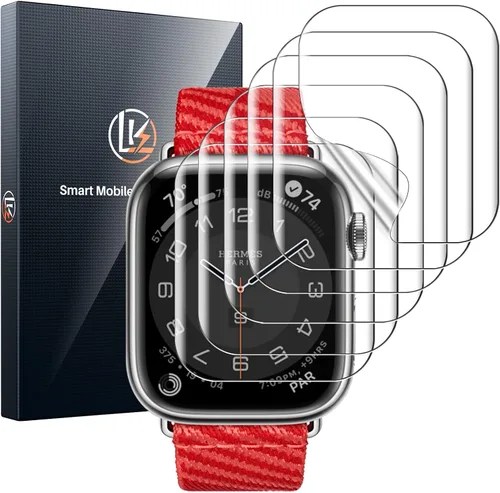 Vista 15 de LK Pack de 3 para Apple Watch Ultra 3 Protector de Pantalla 49mm [Cero-Falla] HD Top 9H Vidrio Templado Apple Watch Ultra / Ultra 2 Protector