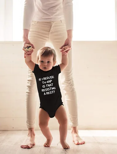 Vista 15 de CBTwear If I Nap Is That Resisting Baby Bodysuit Adorable Boy Girl Romper Ropa