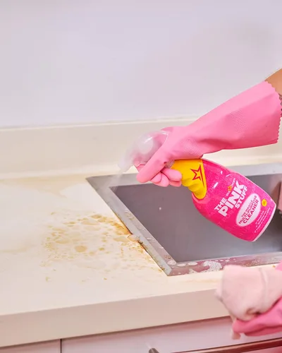 Vista 8 de Stardrops - The Pink Stuff - El paquete de pasta de limpieza Miracle y spray multiusos (2 pastas de limpieza, 1 aerosol multiuso)