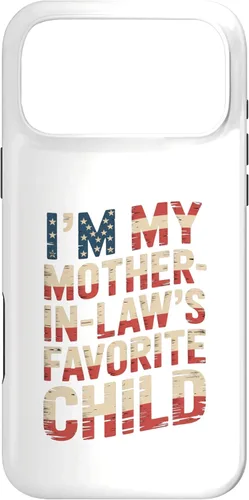 Vista 22 de Im My Mother in Law Favorite Child USA FlagFunny Parent Case for iPhone 16