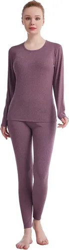 Vista 8 de Ropa interior térmica para mujer Long Johns conjuntos de ropa interior térmica para mujer, capa base ultra suave, regalos con caja