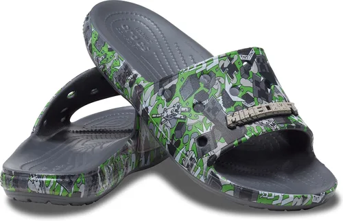 Vista 6 de Crocs Sandalia clásica unisex para adultos Minecraft Slide