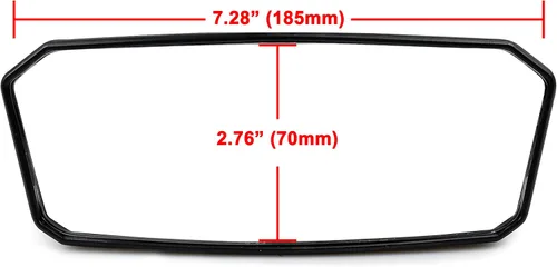 Vista 7 de SAUTVS Espejo retrovisor para Can-Am Commander Defender Trail, espejo central convexo ajustable para accesorios Can am Commander Defender Maverick
