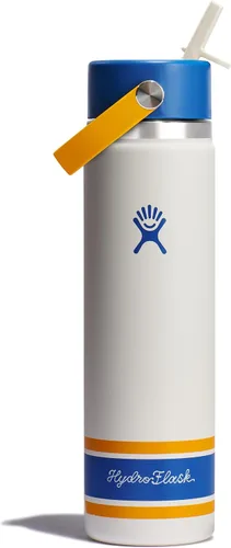 Vista 81 de Hydro Flask Botella de agua – Acero inoxidable aislado – Tapa flexible con popote de boca ancha, antiderrames, a prueba de fugas y recargable