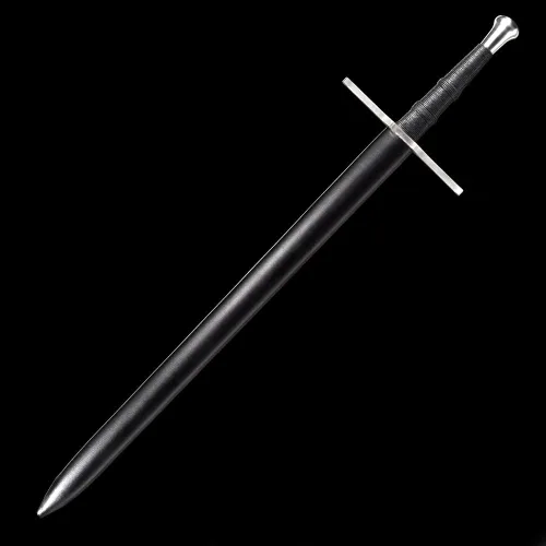 Vista 2 de YONG XIN SWORD - Espada, hecha a mano, práctica, acero al carbono 1095, espiga completa, afilada, vaina