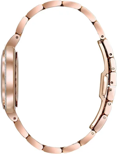 Vista 3 de Bulova Reloj analógico de cuarzo para mujer con correa de acero inoxidable 98R250 Blanco Reloj de cuarzo