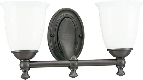Vista 5 de Progress Lighting P3027-15 Victorian Bath & Vanity, 5-5/8 pulgadas de ancho x 8-1/2 pulgadas de alto, cromo