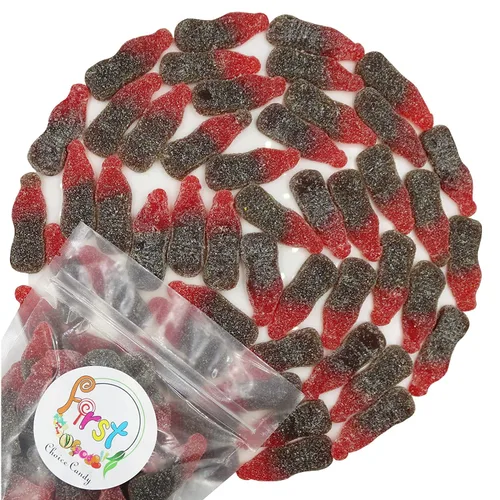 Vista 9 de FirstChoiceCandy Botellas de cola de gomitas (frambuesa azul agria, 2 libras (paquete de 1))