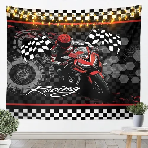 Vista 15 de Manfei Tapiz de pared de aviones para niños, diseño de bandera estadounidense, decoración de habitación de niños, niñas y adultos, decoración