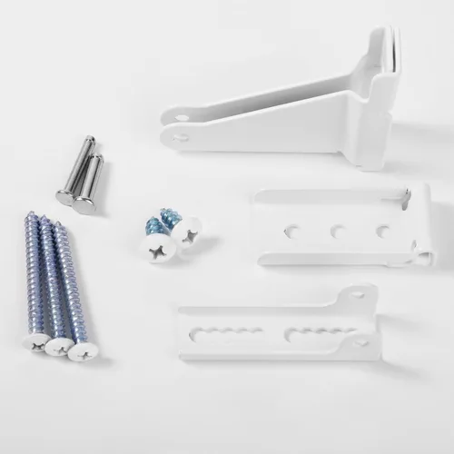 Vista 6 de Soporte para cierrapuertas Storm compatible con Andersen, kit de piezas de repuesto para cierrapuertas duradero con Emco/Larson/Pella, protegiendo