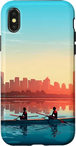 Vista 5 de iPhone 16 Academic Rowing - Kayaking - Sport Rowing Case