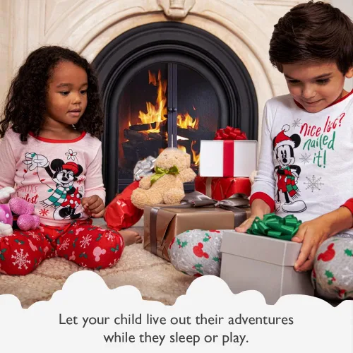 Vista 2 de Disney unisex-child 6-piece Snug-fit Cotton Pajama Set, Soft & Cute for Kids