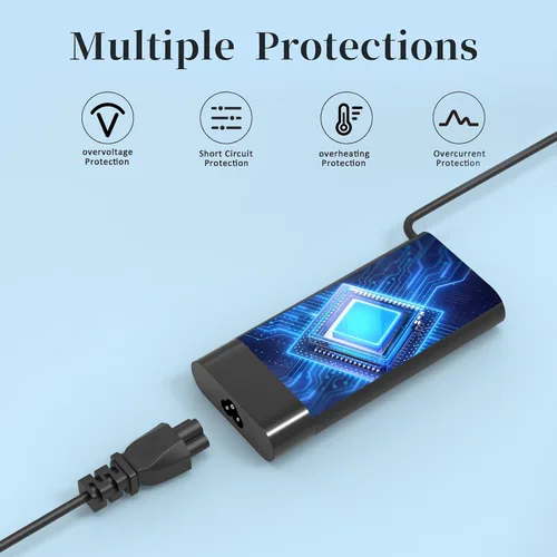 Vista 5 de Cargador para portátil de 150 W CA compatible con HP ZBook Studio 15 16 17 G5-G8, ZBook 15 16 17 G5-G9, OMEN 15 17 Fury 15 17 Pavilion Gaming 15 17