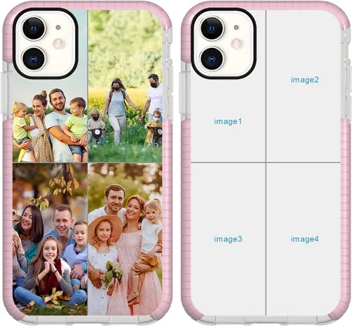 Vista 14 de Funda de teléfono personalizada para iPhone 11, diseño personalizado de fotos de collage de múltiples imágenes, resistente a los golpes, resistente
