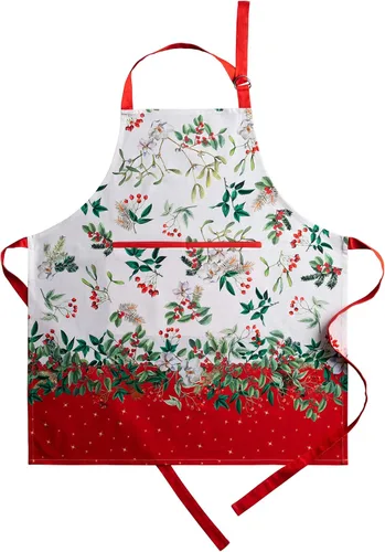 Vista 1228 de Maison d' Hermine Delantales para mujer con bolsillo, 100% algodón (27.50 x 31.50 pulgadas)