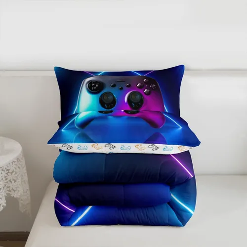 Vista 13 de Erosebridal Juego de edredón de hojas de cannabis, juego de ropa de cama de marihuana con estampado colorido de plantas, decoración bohemia de 2