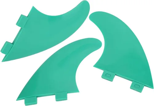 Vista 8 de Aletas de tabla de surf con parte superior suave, aletas de surf para tabla de surf, empujador de cola izquierdo, medio derecho, accesorio de surf