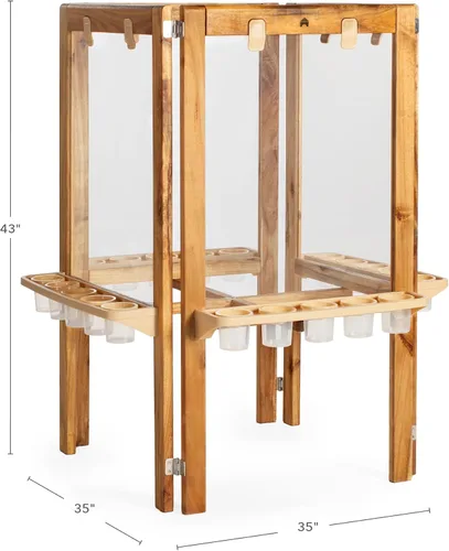 Vista 2 de Guidecraft Caballete artístico Acadia Outdoor de 4 caras para niños