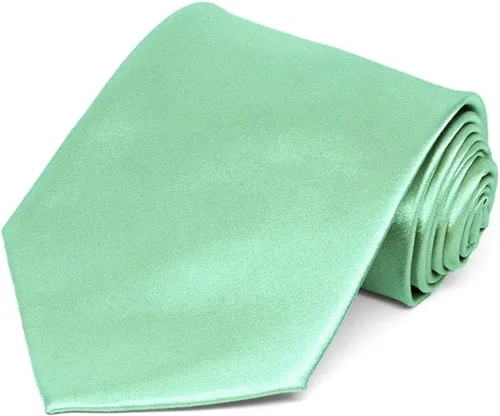 Vista 280 de tiemart Corbata de color sólido para hombre Longitud estándar
