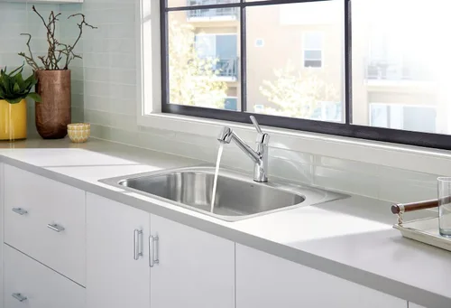Vista 7 de Moen Method Grifo de cocina moderno de una manija extraíble con limpieza eléctrica, cromado, 7585C