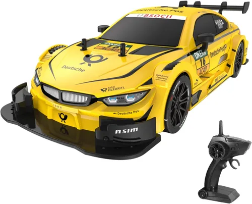 Vista 10 de GoolRC Coche de Deriva RC, Coche de Carreras RC de Alta Velocidad 1:16 4WD 40KM/H, Coche Deportivo Eléctrico de Deriva de 2.4GHz con Faro, Negro