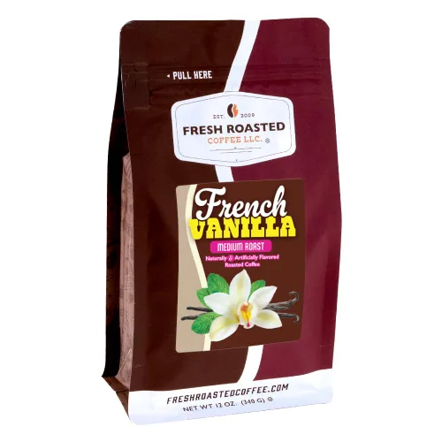 Vista 40 de Fresh Roasted Coffee, Amaretto - Café saborizado, 12 onzas, tostado medio, Kosher, grano entero