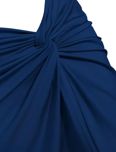 Vista 6 de ZAFUL Falda de 2 piezas para mujer con camiseta sin mangas, falda torcida de alta luz, vestido ajustado para fiesta, club, salida nocturna, cóctel