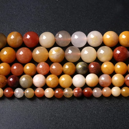 Vista 7 de 45 Cuentas de Piedra Natural de 5⁄16 Pulgadas (8 mm) con Cuentas de Amazonita Azul para Hacer Joyería AAA Redondas Cuentas Sueltas Piedras