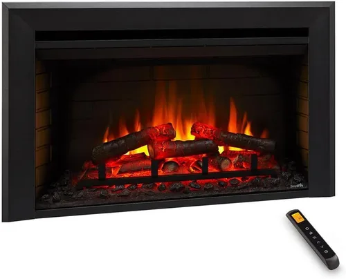 Vista 8 de SimpliFire Chimenea eléctrica incorporada de 25 pulgadas (SF-INS25)