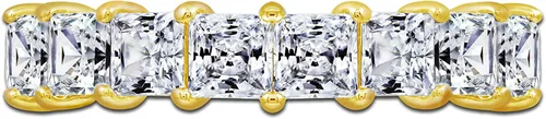 Vista 22 de Amazon Essentials Anillo de plata de ley con corte princesa hecho con circonita cúbica Infinite Elements (anteriormente colección Amazon)