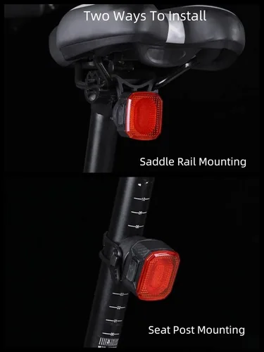 Vista 14 de VANSPARK CL1200 - Luces de bicicleta de 1200 lúmenes, faro de bicicleta con corte de 1200 lúmenes, luces de bicicleta recargables USB-C, cuerpo
