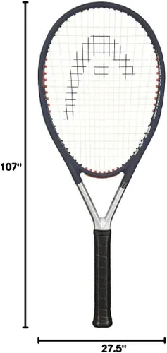 Vista 6 de HEAD Ti. S5 CZ - Raqueta de tenis con cabeza preencordada, equilibrio pesado de 27.5 pulgadas