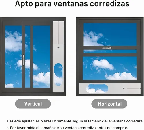 Vista 4 de Kit de ventilación de ventana de CA portátil con manguera de aire