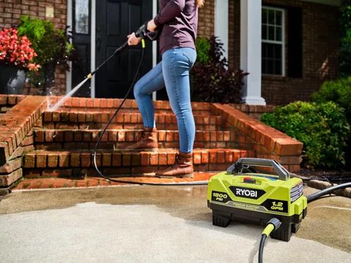 Vista 4 de RYOBI - Lavadora eléctrica a presión, 1800 psi, 1.2 gpm, RY141820VNM