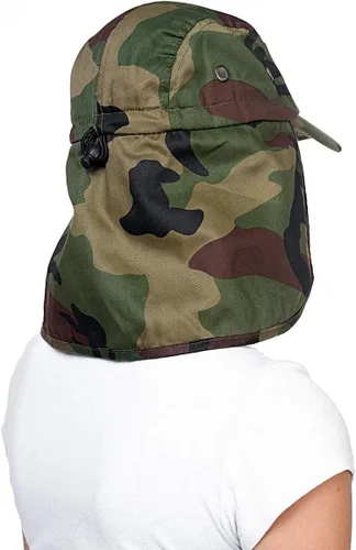 Vista 8 de Outdoor Fishing Sun Cap - Ear Neck Flap Hat