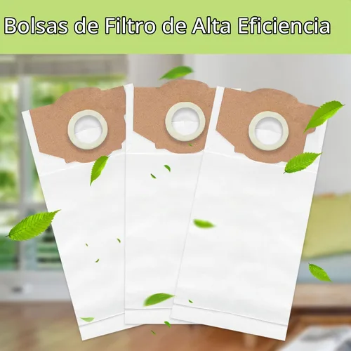 Vista 5 de Paquete de 10 bolsas de vacío de repuesto compatibles con Eureka RR, parte # 61115 Boss Smart Vac serie 4800