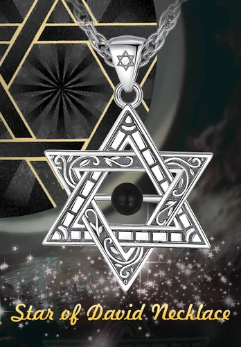 Vista 48 de CELESTIA Colgante de plata de ley 925, anillos de tetragrammaton, collar masónico, joyería de pentagrama para mujeres y hombres