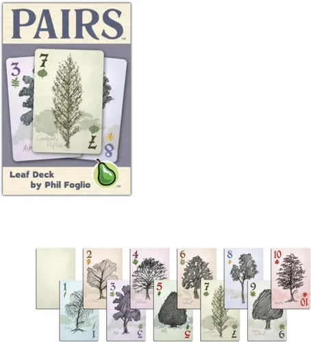 Vista 2 de Cheapass Games Pares: Cubierta de hojas - Juegos baratos, Juego de cartas de luchador en tiempo real, Baraja de personajes, Mayor que los juegos, A