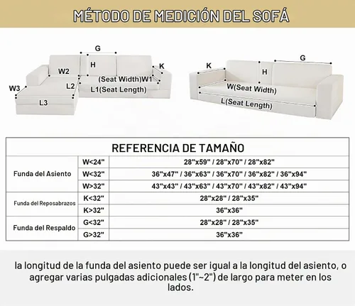 Vista 3 de vctops Funda de sofá acolchada de algodón estilo bohemio, funda de sofá bordada suave, funda antideslizante para cama de perro, funda de sofá Crema