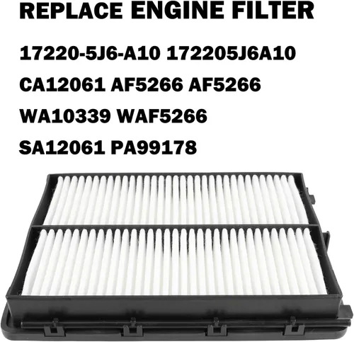 Vista 3 de Filtros de aire de cabina de motor compatibles con Honda Odyssey 2018-25, Acura TLX 2021-25 2.0L Filtro de aire de cabina de filtro de aire