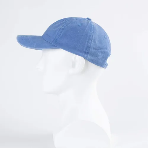 Vista 4 de LANGZHEN Gorra de béisbol unisex 100% algodón, para hombres y mujeres, de mezclilla lavada, ajustable, sombrero de papá