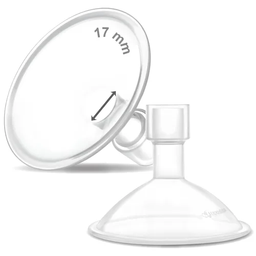 Vista 61 de Maymom MyFit Crater Series - Protector de pecho pequeño de 0.394 in con diseño de dos piezas compatible con piezas de bomba Medela; reemplazo